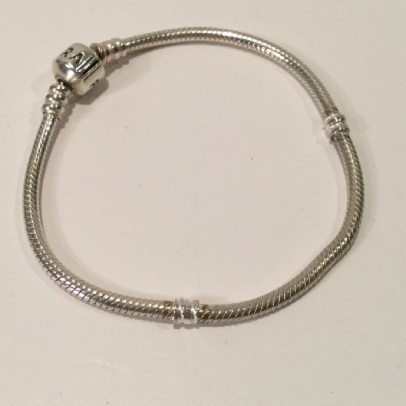 Authentic Pandora Snakechain Bracelet - Picture 2 of 2